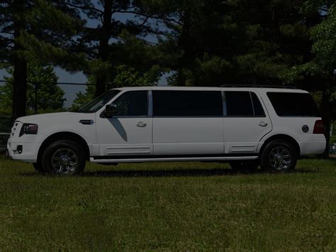 Ford Expedition White Suv Limo Black Tie Executive Limo