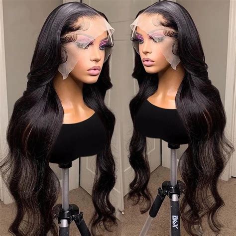 Wigirl 30 40Inch Body Wave 13x6 Lace Frontal Wig PrePlucked Water Wave