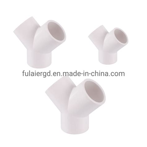 20mm 25mm 32mm Pvc Y Shaped 3 Way Pvc Pipe Fittings Water Tank Tube