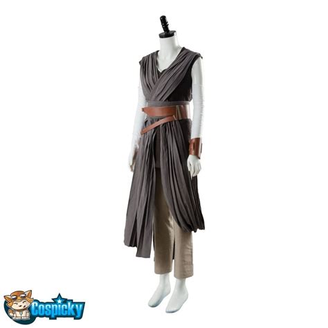 Star Wars 8 The Last Jedi Rey Outfit Ver 2 Cosplay Costume Hot Costume Star Wars Fashion Outfits