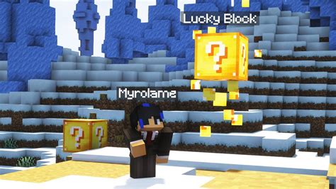 Minecraft Mais Il Pleut Des Lucky Blocks Youtube