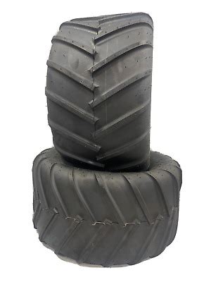 TWO Lawn Tractor Tires 24 12 12 OTR 22 Mag Bar Lug TR328 4 Ply 24x12x12