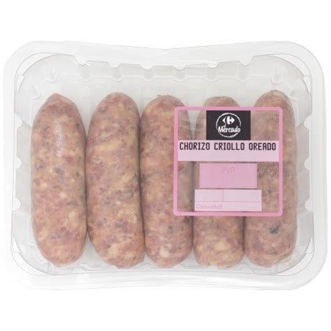 Chorizo Criollo Oreado Carrefour G Aprox Supermercado Online