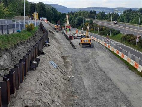 Sheet Piling Retaining Wall