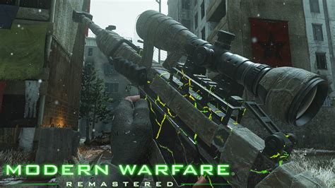 Insane Sniper Killstreak On Modern Warfare Remastered Barrett