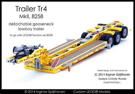 Lego Moc Moc Trailer Tr Mkii Building Instructions And