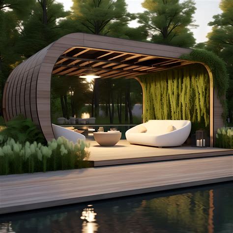 Беседка, зона отдыха у бассейна in 2024 | Luxury pools backyard ...