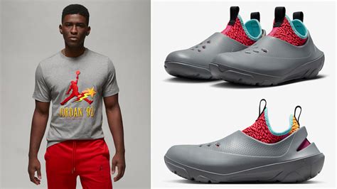 Jordan System 23 Cool Grey Multi Color Shirts and Outfits