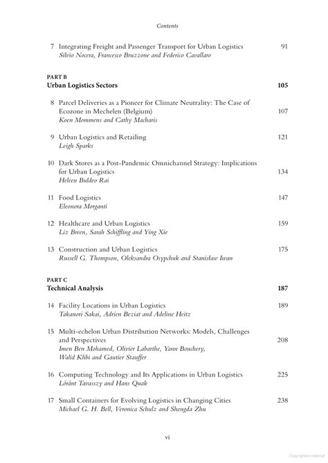 Urban Logistics and Retailing | Stirlingretail