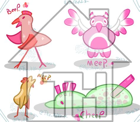 Beep, Meep, Cheep and Neep. on Toyhouse