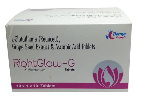 L Glutathione Reduced Form 250mg Ascorbic Acid 500 Mg