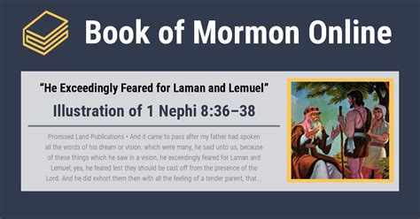 He Exceedingly Feared For Laman And Lemuel Illustration Of Nephi