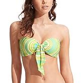 Amazon Seafolly Women S Standard 80 S High Waist Rio Bikini Bottom Swimsuit Flashback Blu