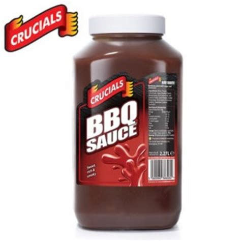 Buy Crucials Smoky Bbq Sauce 2x227l Order Online From Jj Foodservice