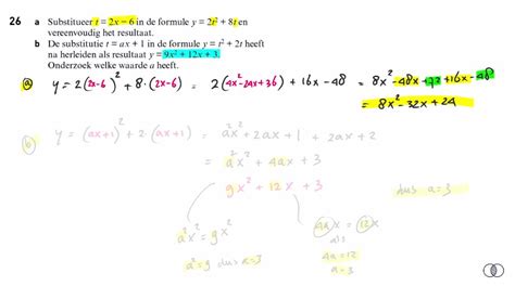 Video Vwo E Editie Opgave Substituties Wiskunde Net