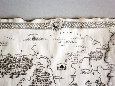 NARNIA MAP the Chronicles of Narnia Map Map of Narnia Narnia - Etsy