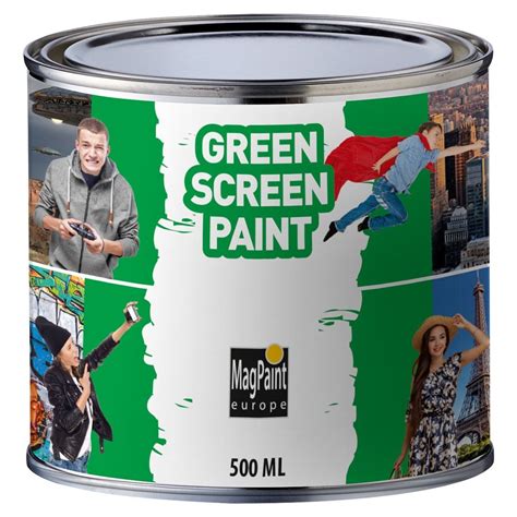 Краска MagPaint "Зеленый экран" GreenScreenPaint 0,5 л GSP0500EN ...