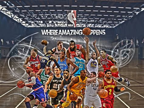 Blurry Photo Of Nba Poster Hd Wallpaper Wallpaper Flare