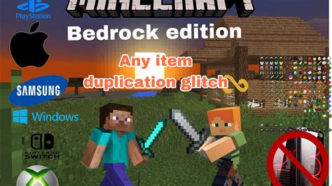 Minecraft Any Item Duplication Glitch Bedrock YouTube