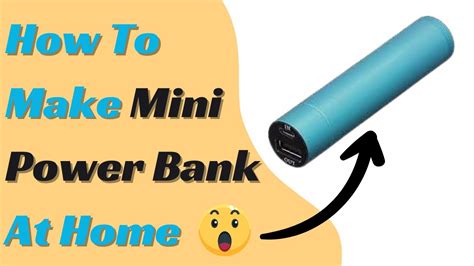 How To Make Mini Power Bank At Home Ow To Make Mini Power Bank How To