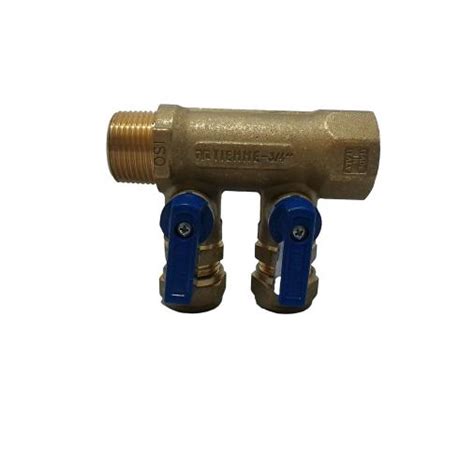 Conector Bronce Distribucion H M Npt Salidas Milimetros