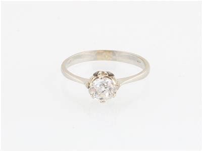 Altschliffdiamant Solit R Ring Ca Ct Schmuck