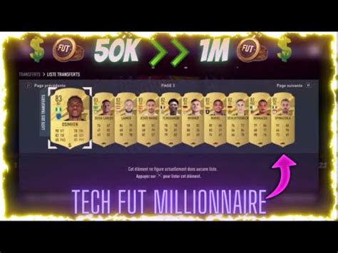 Fut Tech Achat Revente Passez De K A M Youtube