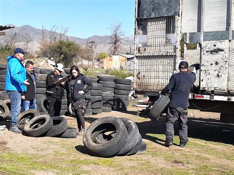 Andes on line Retiran cerca de 450 neumáticos en desuso desde lugares