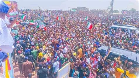 Massive Crowd Welcomes Atiku In Bauchi For Pdp Presidential Rally