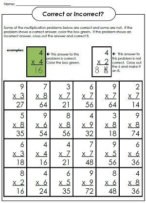 Super Teacher Worksheet Multiplication Table Activities