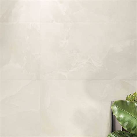 Deluxe Onyx Blanco Marble Effect Porcelain Tile 60x120cm Gloss Deluxe Bathrooms And Tiling