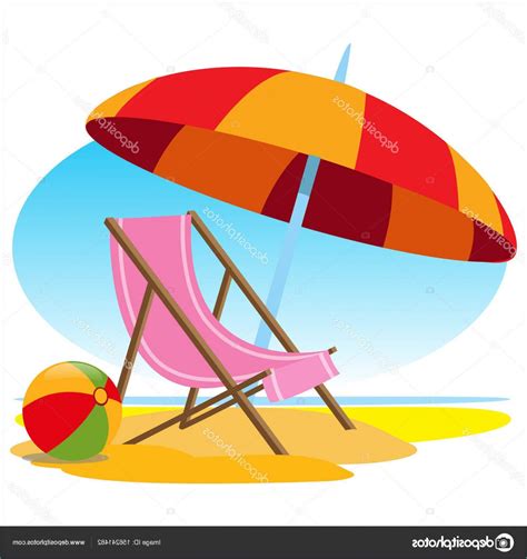 Dessin Parasol Plage Beau Photos Transat Et Parasol Sur La Plage