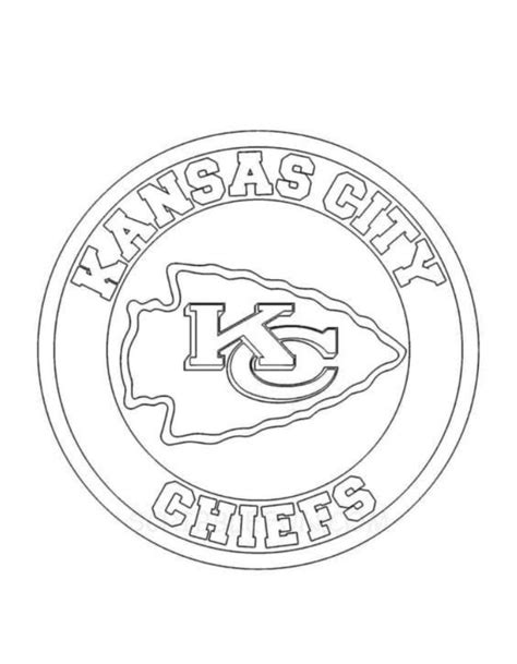 Kansas City Chiefs Logo Coloring Page