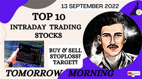 Top 10 Intraday Stocks 13 Sep 2022 Daily Trading Stocks Tomorrow