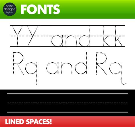 Font For Tracing Letters Letter Tracing Font Trace The Alphabet