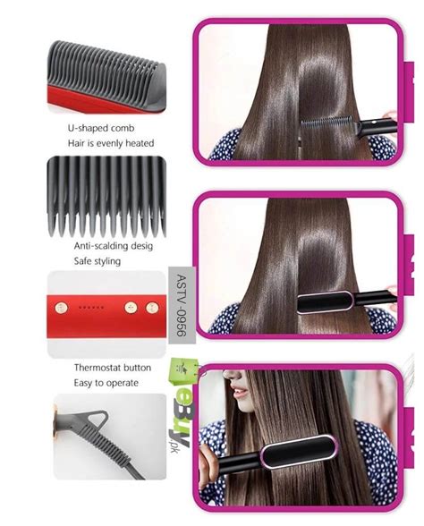 Professional Hair Straightener Brush Curler Online In Pakistan