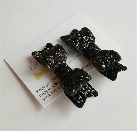 Girls hair clips set of glitter Hair Clips sparkly hair