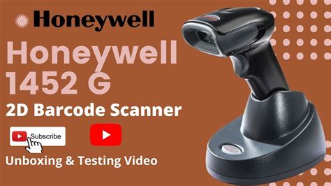 Honeywell G Barcode Scanner Demo Youtube