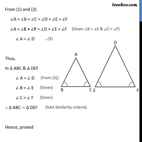 Aa Similarity Theorem Worksheet