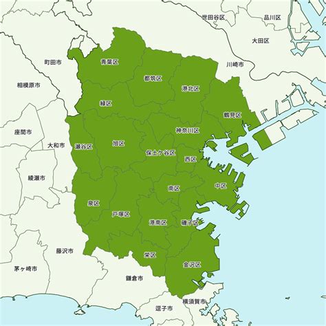 神奈川県横浜市の地図 Map It マップ・イット