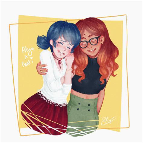 MLB Alya + Marinette by carolilly on DeviantArt