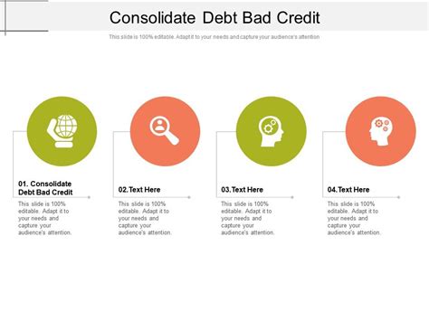 Consolidate Debt Bad Credit Ppt Powerpoint Presentation Show Graphic Images Cpb Powerpoint