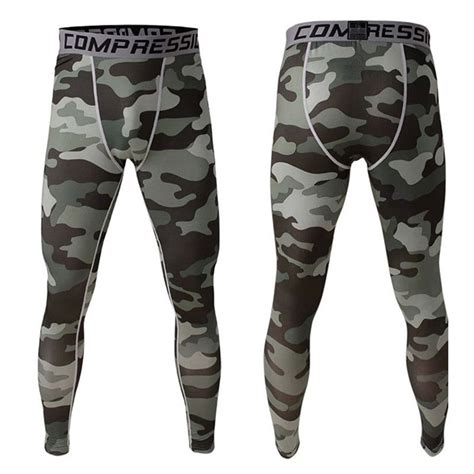 New Camouflage Compression Pants Men Fitness Joggings Bodybuilding Mans