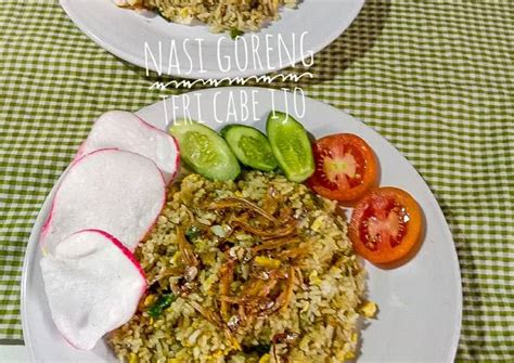 Resep Nasi Goreng Teri Cabe Ijo Oleh Fara Saskia Cookpad