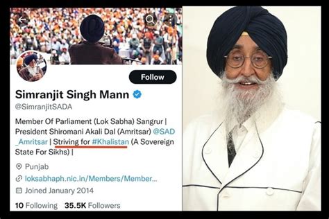 Twitter Withheld MP Simranjit Singh Manns Account In India NewsBharati