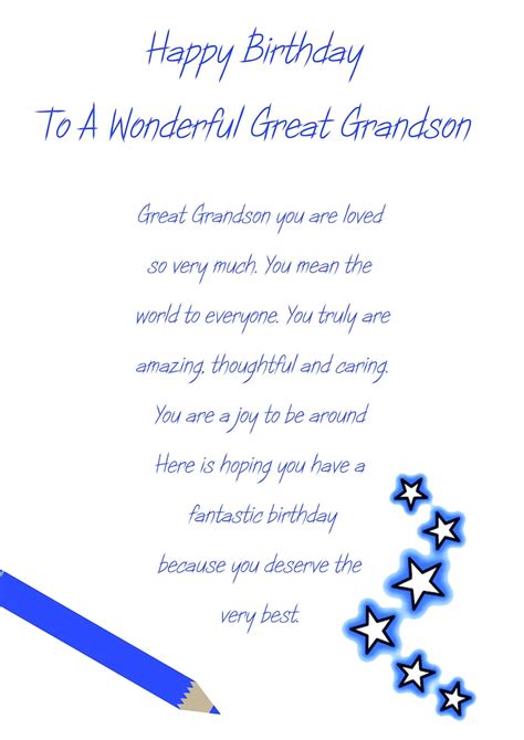 Birthday Verses For Grandson Cards - Card Design Template