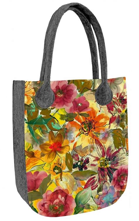 Sunlovers Torba Filcowa City Garden 42x35x10 Cm Sunlovers Moda