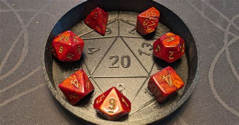 Dice Tray D20 by Rower | Download free STL model | Printables.com