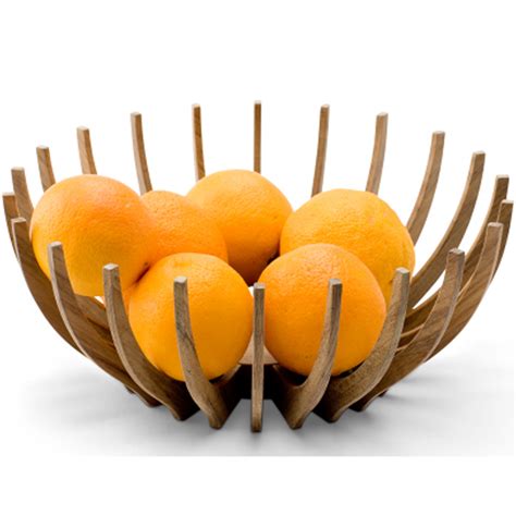 Contemporary Wooden Fruit Bowl By Skagerak FREE US SHIPPINGCurated Cool