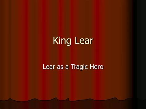 Ppt King Lear Powerpoint Presentation Free Download Id9495311